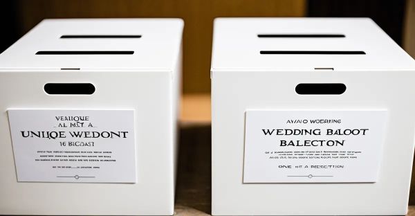 Des urnes de mariage originales pour une réception unique
