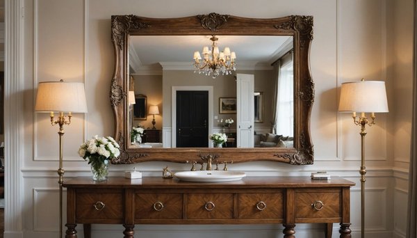 Grand miroir bois : élégance et charme pour votre intérieur